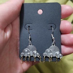 Raincloud earrings